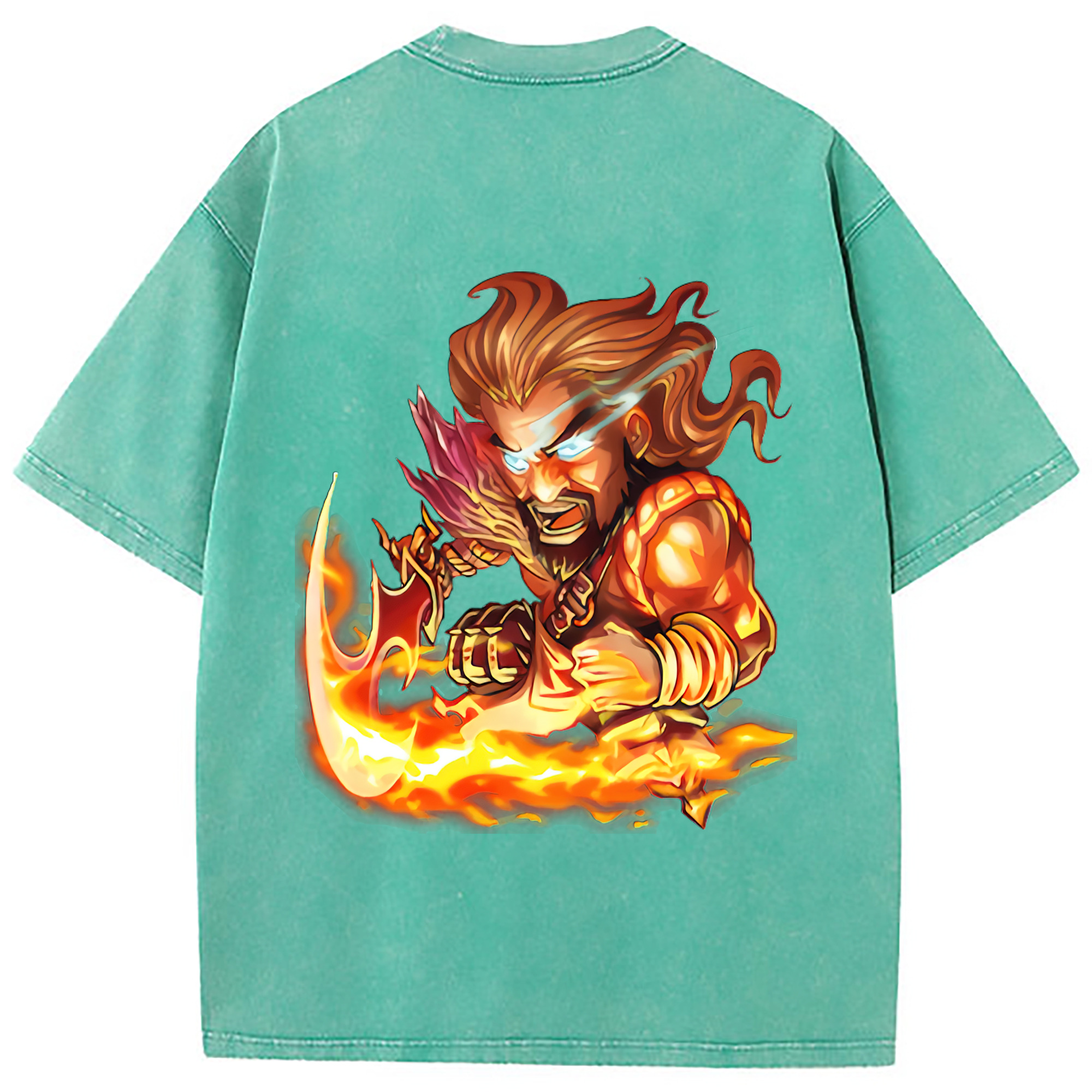 （画像用） リーグ・オブ・レジェンド League of Legends LOL 綿100% ヴィンテージ風 半袖Tシャツ（背面プリント）